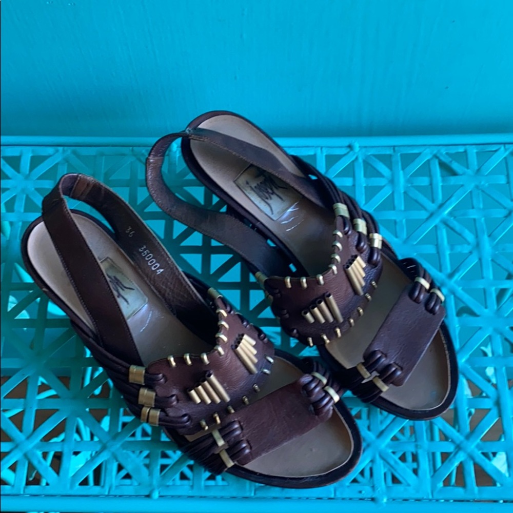 Cute brown sandals